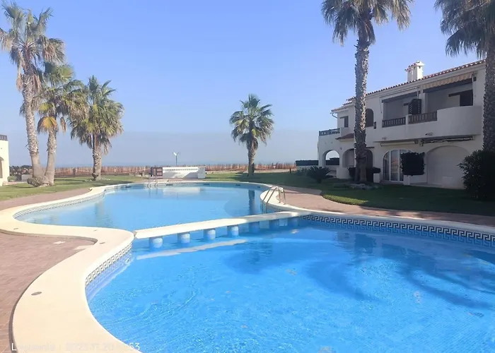 Frente Al Mar Con Terraza Y Vista Al Jardin - Es-373-26 Apartamento